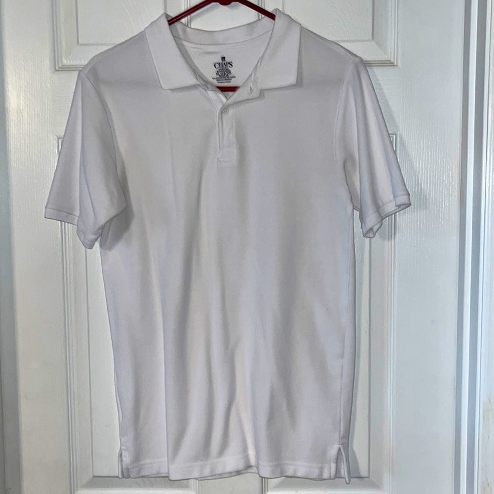 Boy’s Chaps Short sleeved polo shirt, White, size XL (18-20)